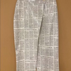 Elegant Newspaper Skirt